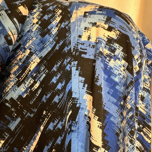 Ellen Tracey lightweight multicolored cardigan Sz Large Holiday Stretch Jersey - Picture 6 of 8